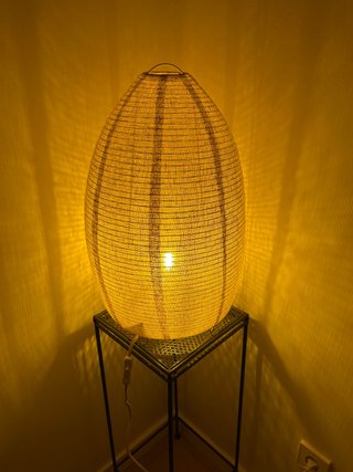 Lámpara Zara Home Beige/de lino nueva a estrenar,