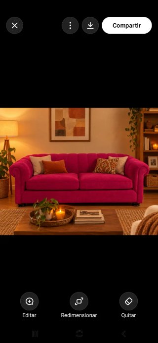 Sofá Chester fucsia Terciopelo 2,20m, nuevo