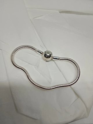 Pulsera Pandora 16cm Cierre Bola Plata