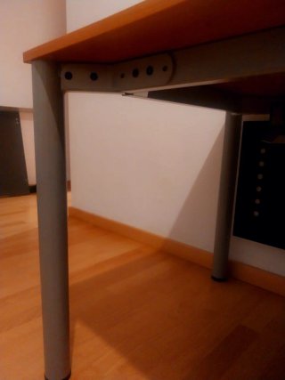 Mesa de escritorio/oficina madera y metal