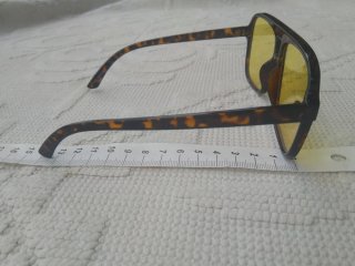 Occhiali da Sole Vintage Tartarugati Lenti Gialle