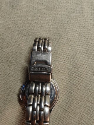 Orologio Fossil Uomo Nero e Argento