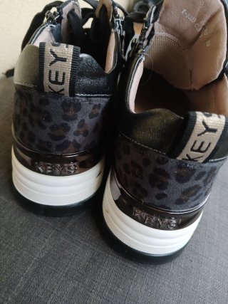 Scarpe donna nere e argento