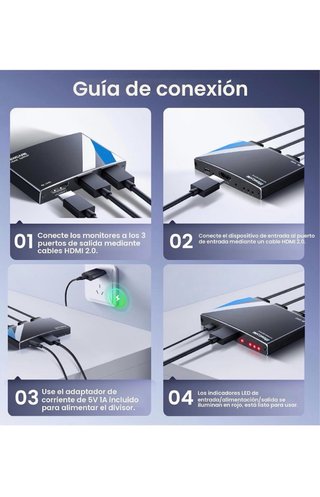 NEWCARE Divisor HDMI 1x3 4K UHD