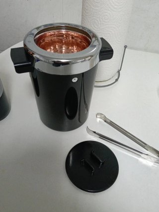 Cubitera Negra y Plateada