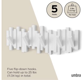 Perchero de pared Umbra plegable