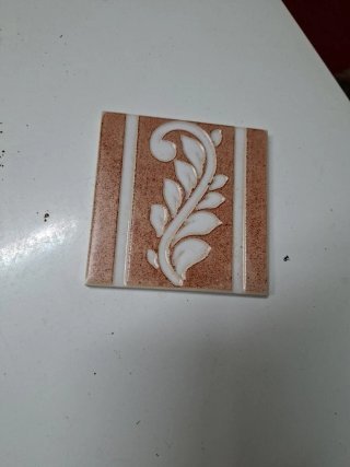 Azulejo decorativo floral 10x10