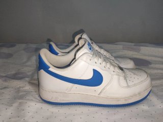 Nike Air Force 1 Blancas y Azules