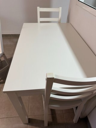 Mesa comedor extensible ikea + 4 sillas