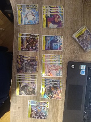 Lote Cartas One Piece Rare, SR e SEC