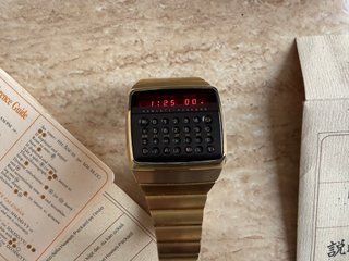 Vintage Gold Plated Hewlett-Packard HP-01 LED Digi