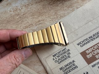 Vintage Gold Plated Hewlett-Packard HP-01 LED Digi