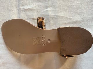 Sofia M. sandali animalier pelle donna 36