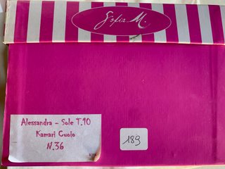 Sofia M. sandali animalier pelle donna 36