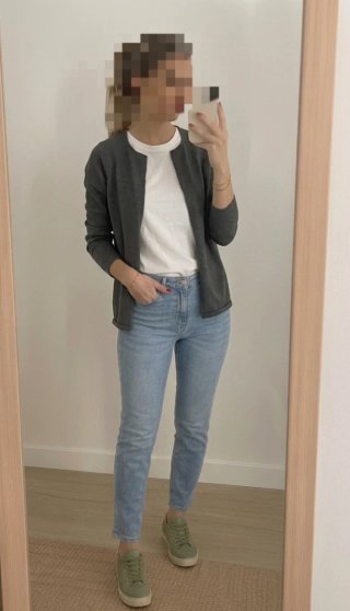Chaqueta Massimo Dutti Gris talla M