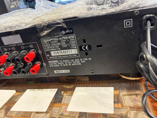 Amplificador Denon PMA-425R Negro
