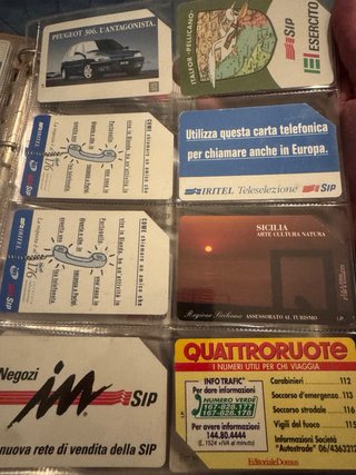 Collezione 178 schede telefoniche