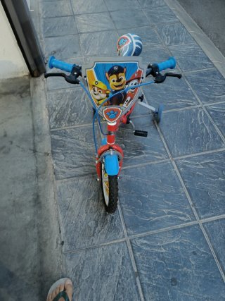 Bicicleta infantil Paw Patrol