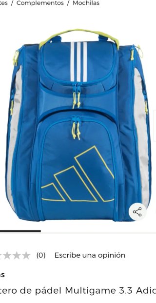 Paletero Adidas Multigame 3.3 Azul