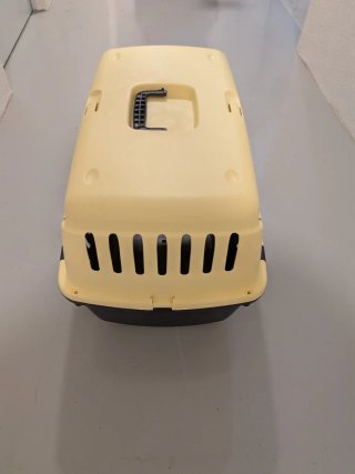 Transportín TK-Pet Perro/Gato Beige/Negro