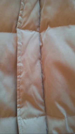 Piumino uomo beige con cappuccio