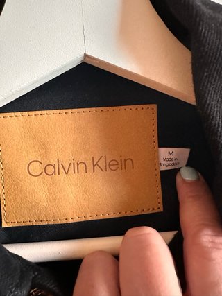 Cazadora vaquera negra Calvin Klein