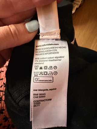 Cazadora vaquera negra Calvin Klein