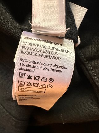 Cazadora vaquera negra Calvin Klein