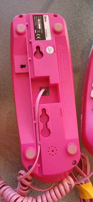 Teléfono Barbie Rosa