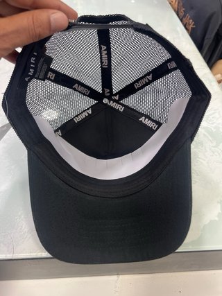 Gorra Amiri Negra y Roja