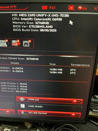 MSI MEG Z690 Unify-X Placa Base ATX#001414