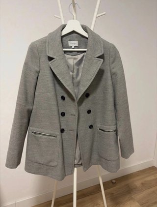 Abrigo gris ZENDRA