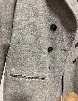 Abrigo gris ZENDRA