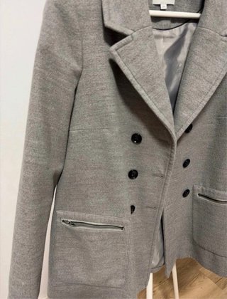 Abrigo gris ZENDRA