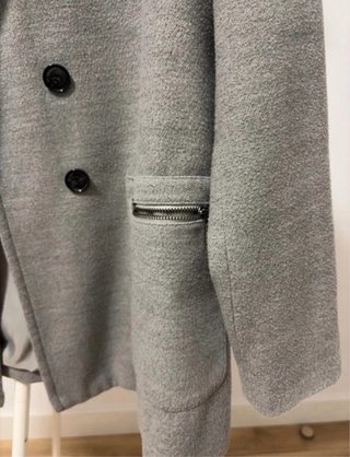 Abrigo gris ZENDRA