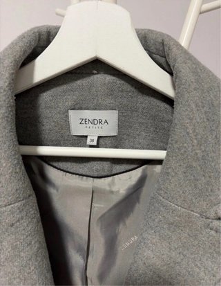 Abrigo gris ZENDRA