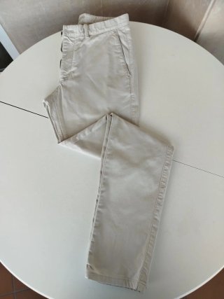 Pantalones Chinos Mango Beige Slim Fit T/L Beige
