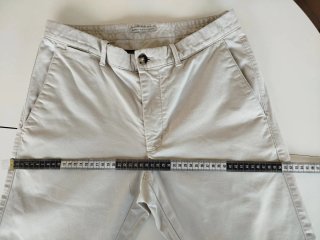 Pantalones Chinos Mango Beige Slim Fit T/L Beige
