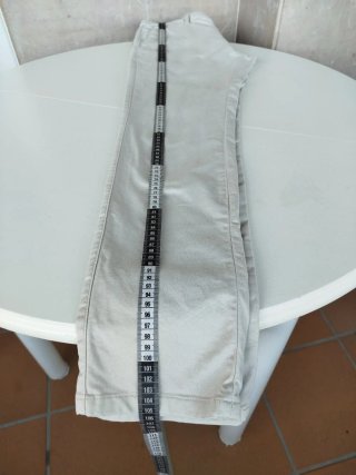 Pantalones Chinos Mango Beige Slim Fit T/L Beige