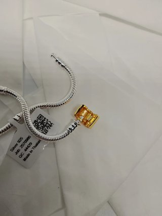 Pulsera Pandora 17cm cierre barril dorado