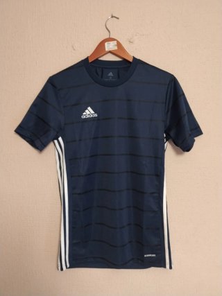 Camiseta Adidas Talla S Azul Rayas