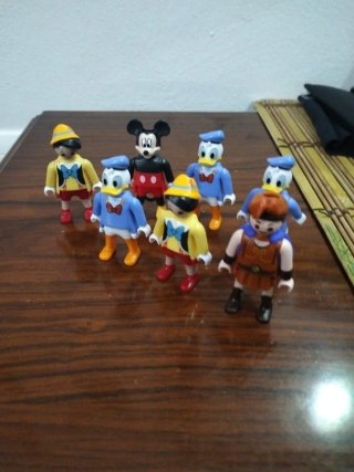 Muñecos Playmobil Disney Mickey Donald Pinocchio