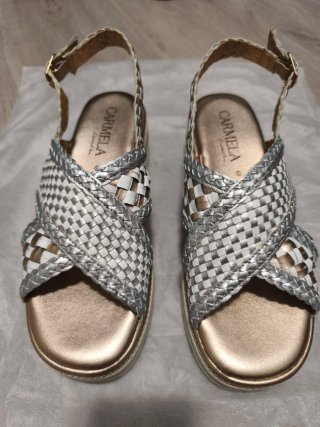 Sandalias Carmela Nude Talla 38