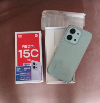 Pack 2 Xiaomi Redmi 15C 128GB 8GB Verde y negro