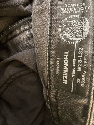 Jeans Diesel grigi uomo