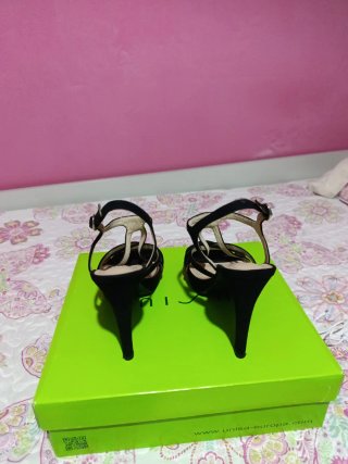 Zapatos de tacón negros para ceremonia