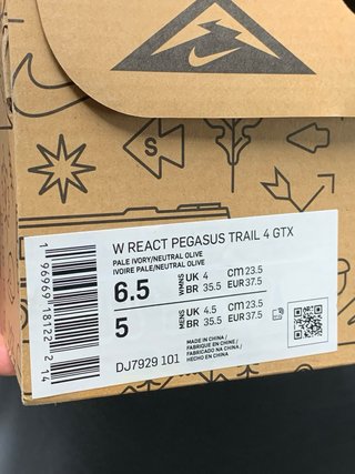 Nike Pegasus React 4 GTX Talla 37.5