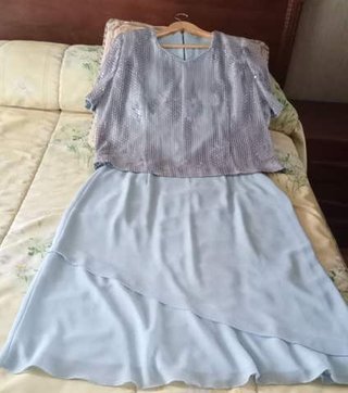 Conjunto falda y top verano señora