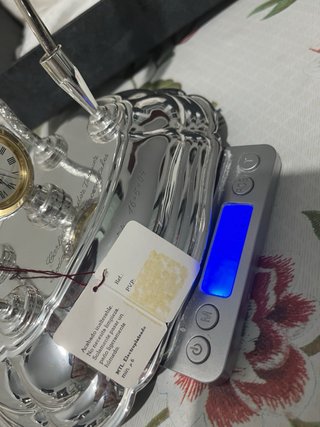 Escribanía de plata grabada