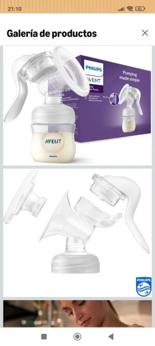 Sacaleches Manual Philips Avent